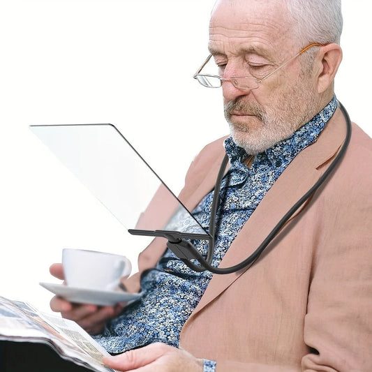 Olvoria | Hands-Free Magnifying Glass with Flexible Neck for Easy Reading