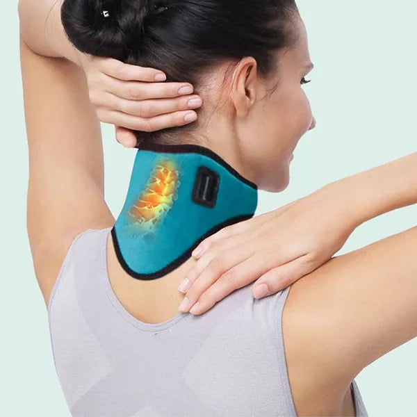 Olvoria | Heated Cervical Collar – Neck Heating Band against Muscle Tension and Headaches