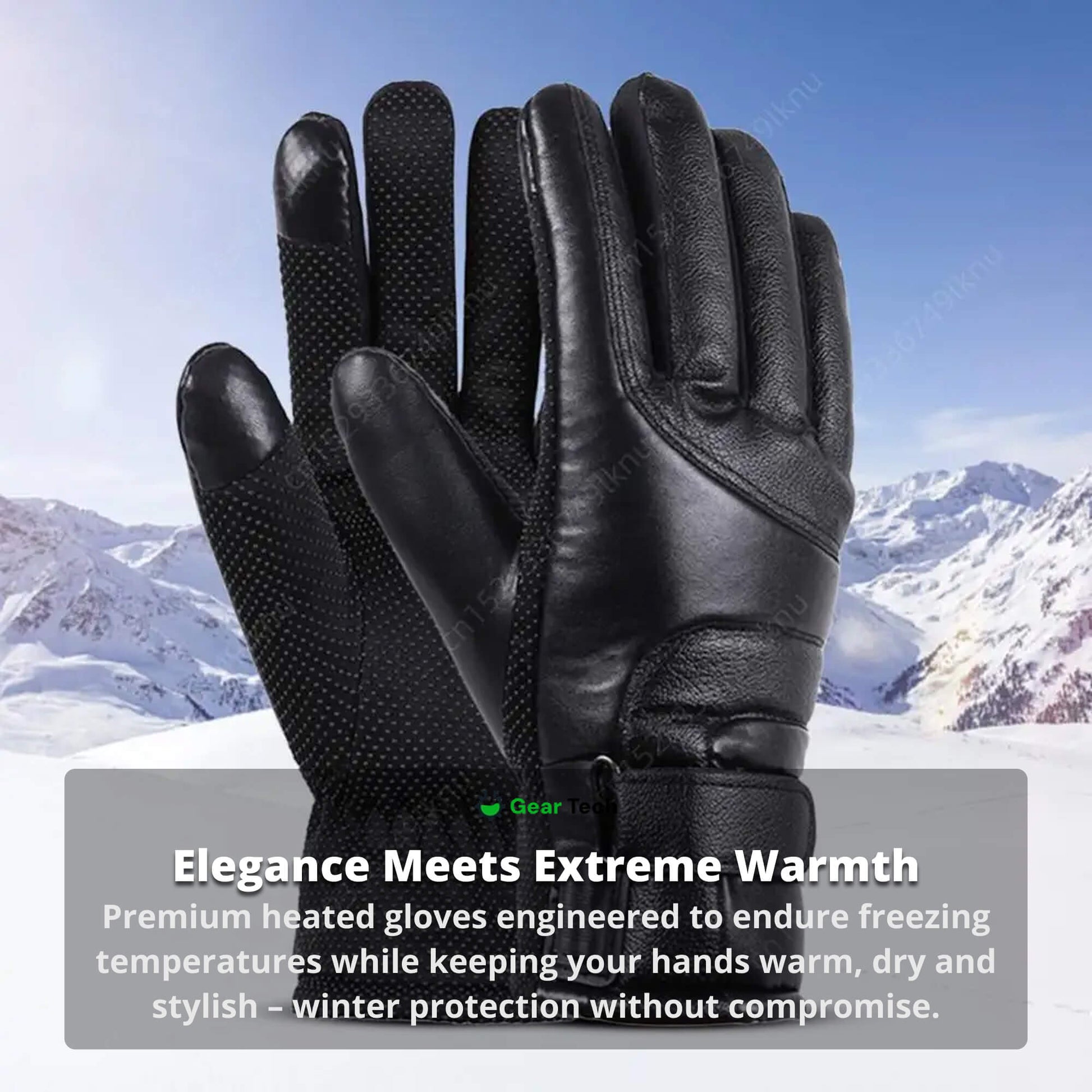 Olvoria | Heated Gloves for Women UK – Women's Thermal Waterproof Winter Gloves with Touchscreen & USB Rechargeable Warm Design
