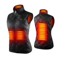 Olvoria | Veste chauffante pour femmes avec double contrôle et 9 zones de chauffage – Confort et chaleur pour toutes les saisons