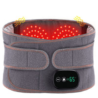 Olvoria | Banda de soporte lumbar con función de masaje – Calor inalámbrico y ajustable