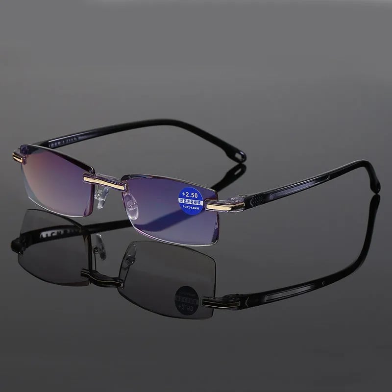 Olvoria | High Hardness Anti-Blue Progressive Distance and Near Range Dual-Use Reading Glasses