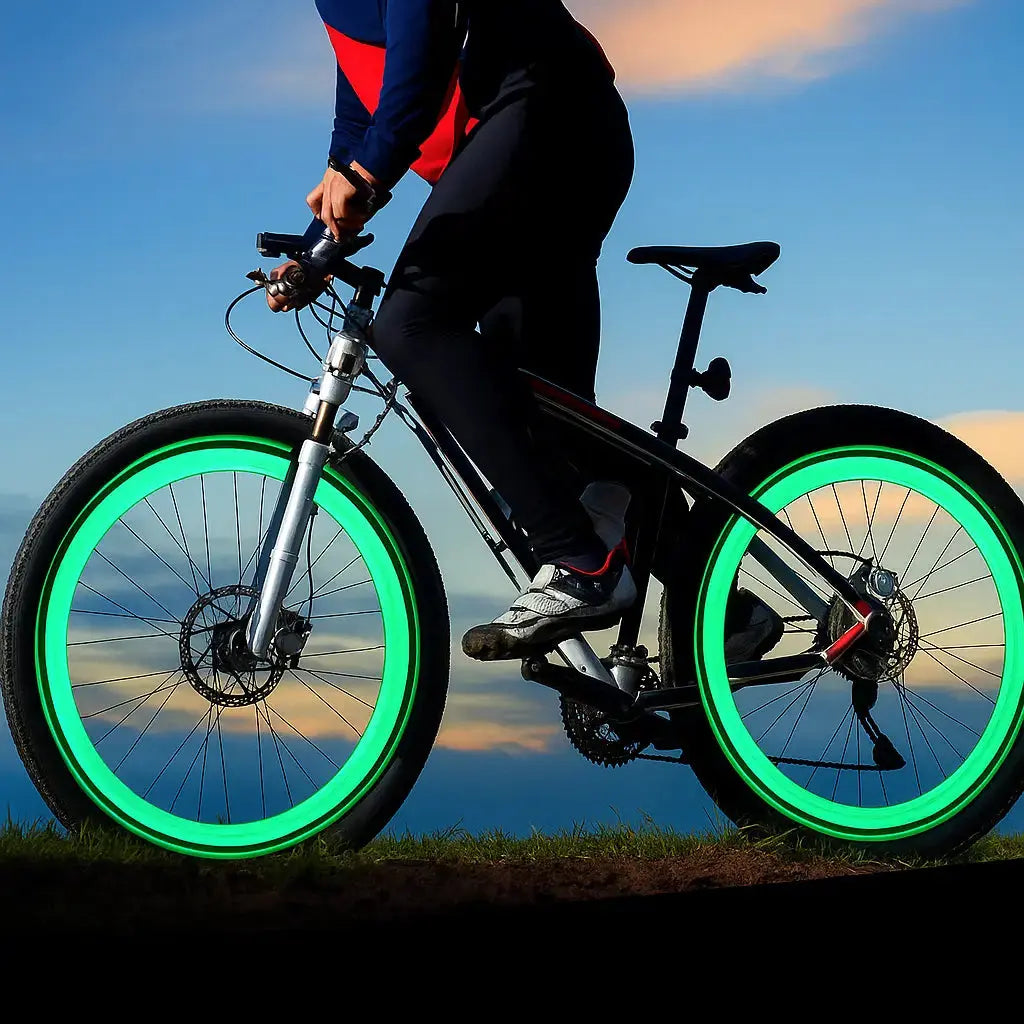 Olvoria | High-quality bicycle valve lighting with LED – Perfect for night rides