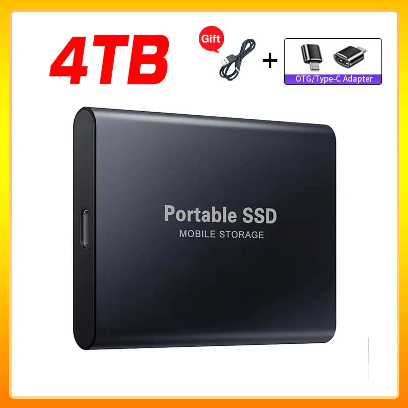 Olvoria | High-Speed External Solid State Drive 1TB Portable External Hard Drive SSD 2TB External Hard Drive SSD Hard Drive For Laptop Mac