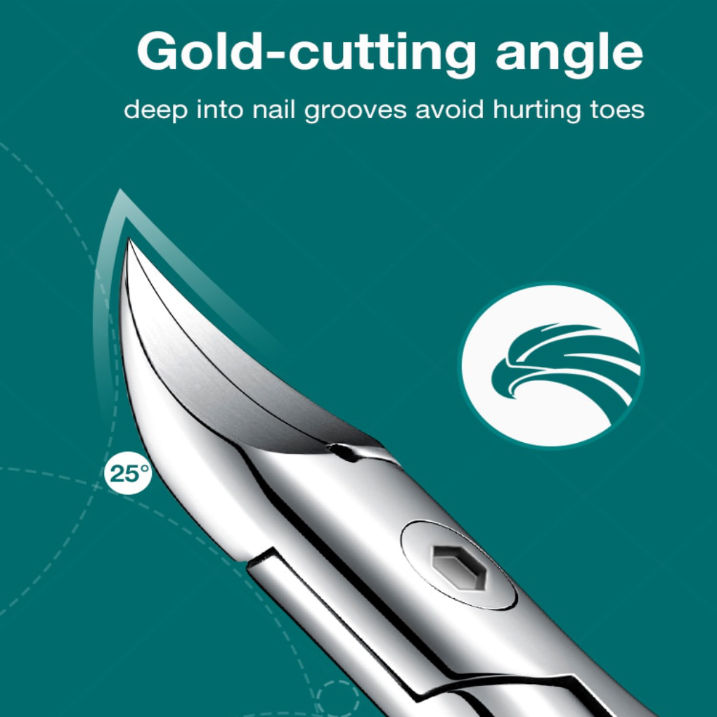 Olvoria | Ingrown Toenail Clippers for Seniors with Curved Blades