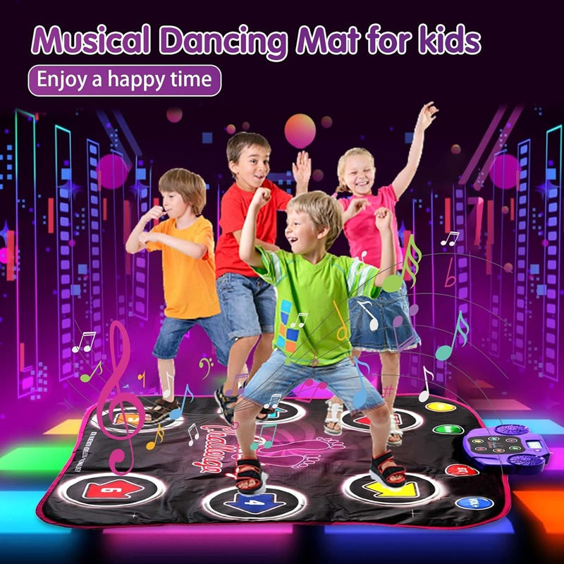 Olvoria | Interactive Dance Mat with 5 Levels of Fun and Challenges for Kids