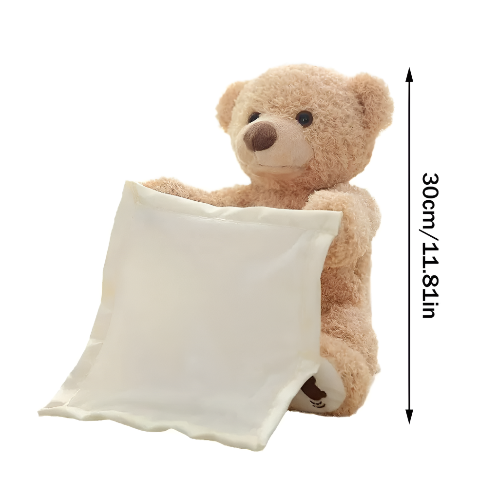 Olvoria | Interactive Peek-A-Boo Teddy Bear Plush Toy