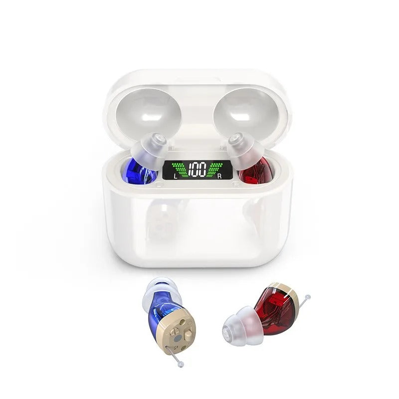 Olvoria | Invisible Rechargeable Hearing Aids Discreet In-ear Sound Enhancer