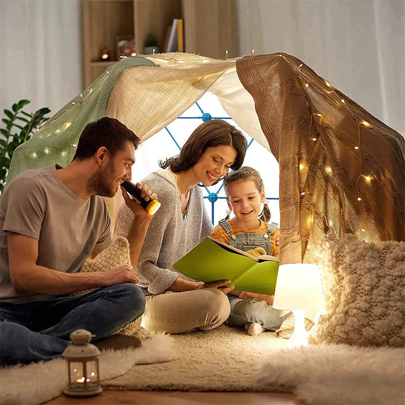 Olvoria | Kids Building Fort Tent Kit Creative Play Structure
