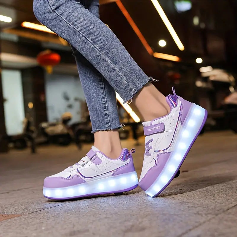 Olvoria | Kids' Roller Skates with LED Lighting