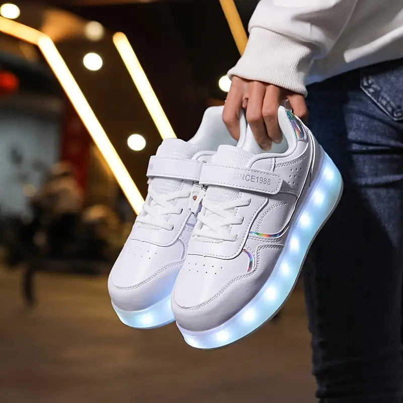 Olvoria | Kids' Roller Skates with LED Lighting