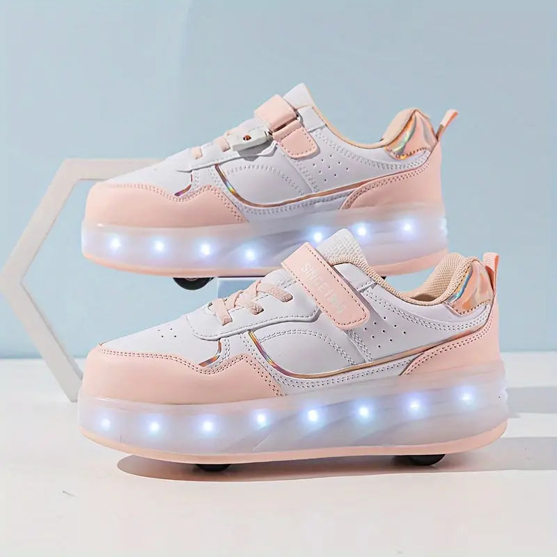Olvoria | Kids' Roller Skates with LED Lighting