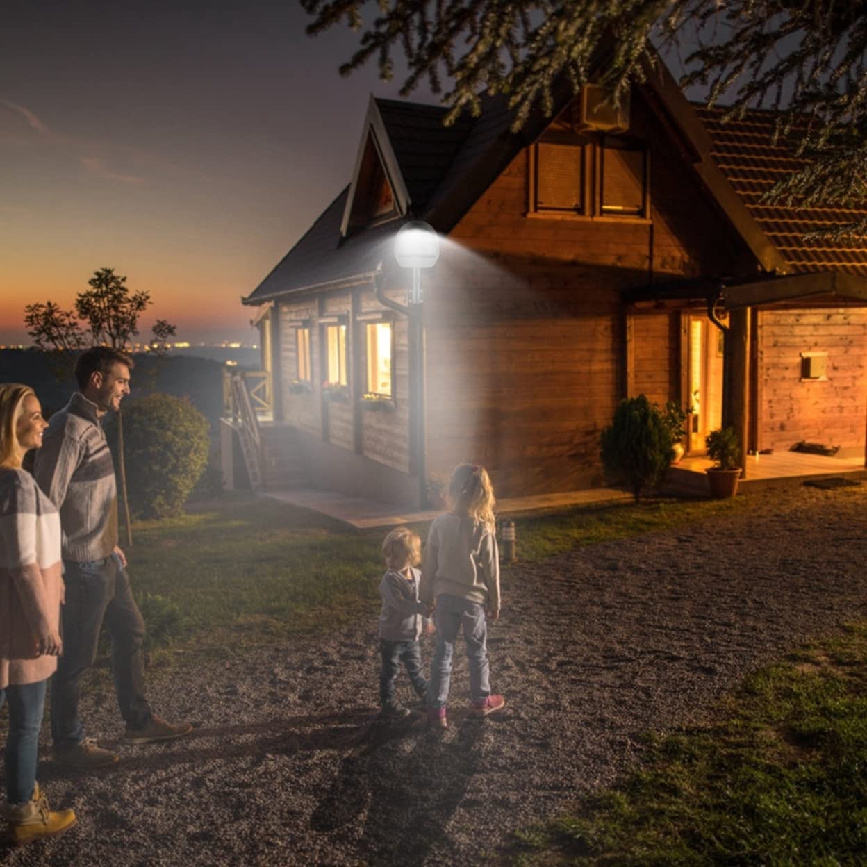 Olvoria | Kocaso Wall Pack LED Lights 144 LEDs with Photocell Sensor - IP65 Waterproof Outdoor Lamp
