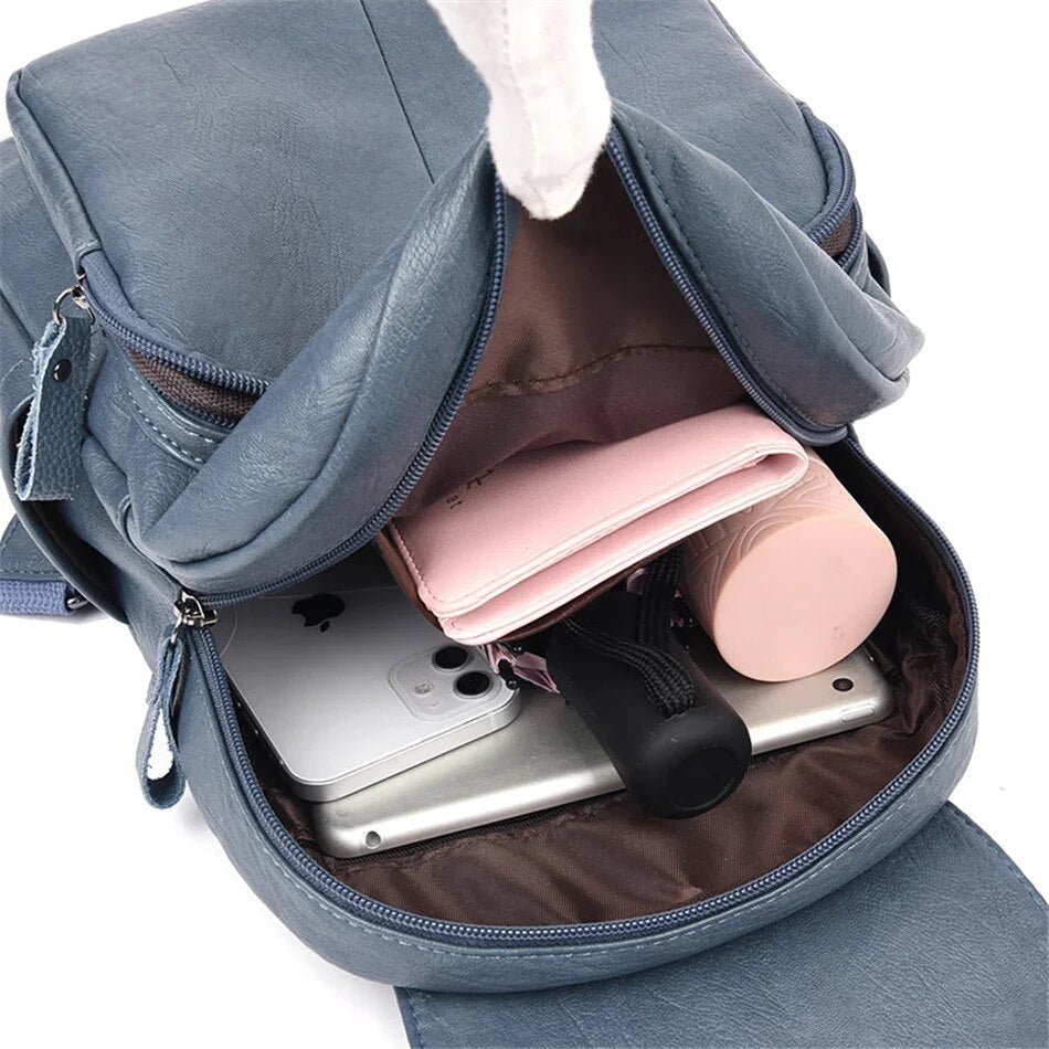 Olvoria | Leather Backpack for Women