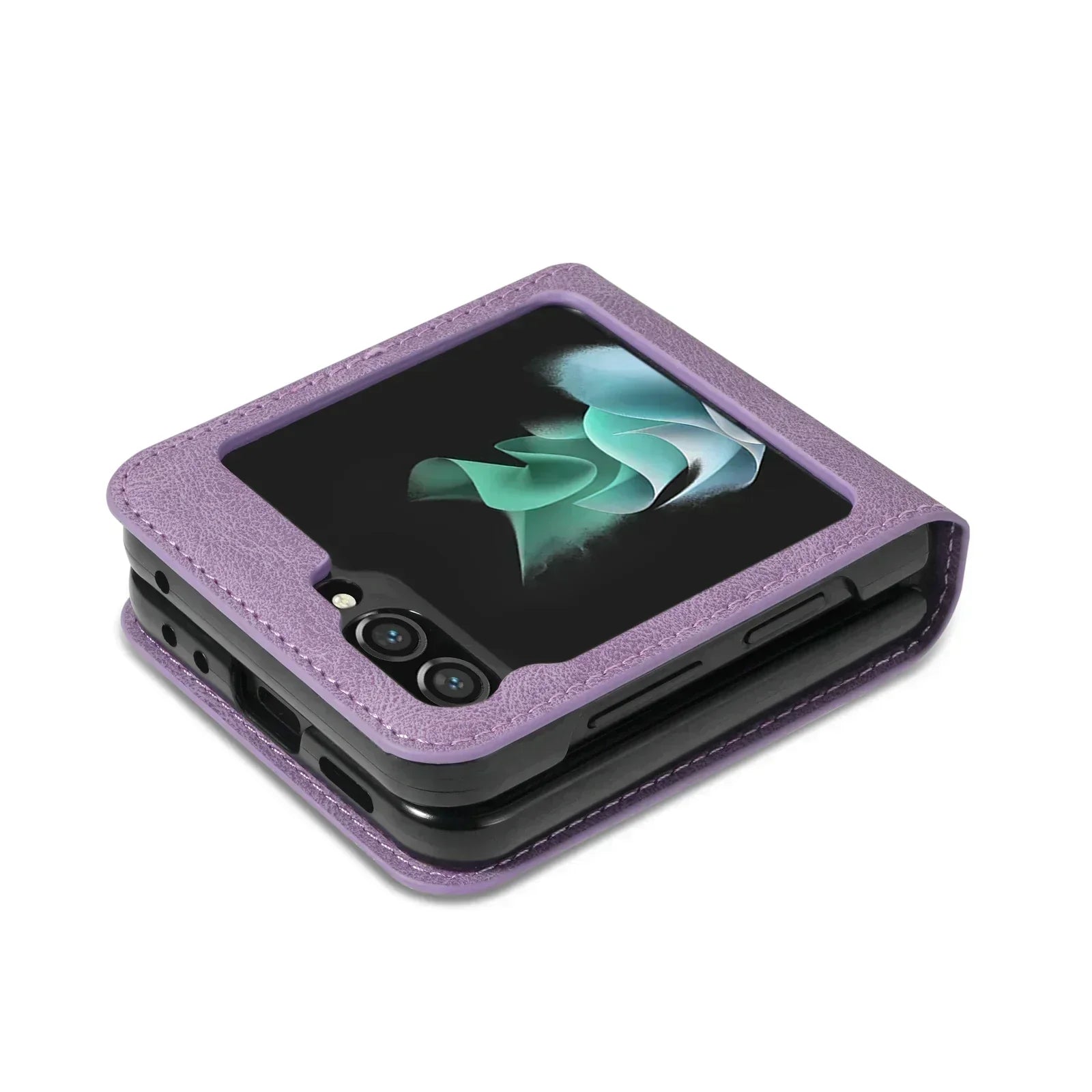 Olvoria | Leather Wallet Case for Samsung Galaxy Z Flip Series