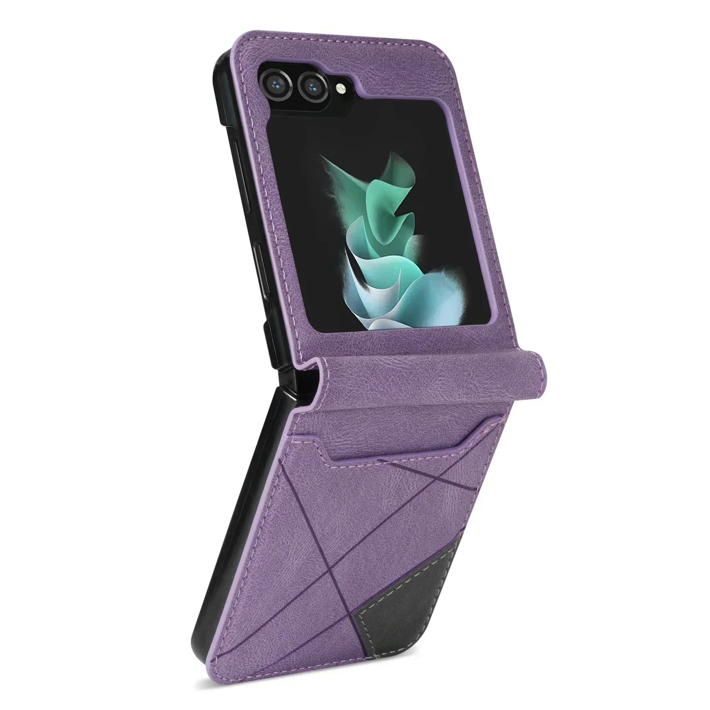 Olvoria | Leather Wallet Case for Samsung Galaxy Z Flip Series