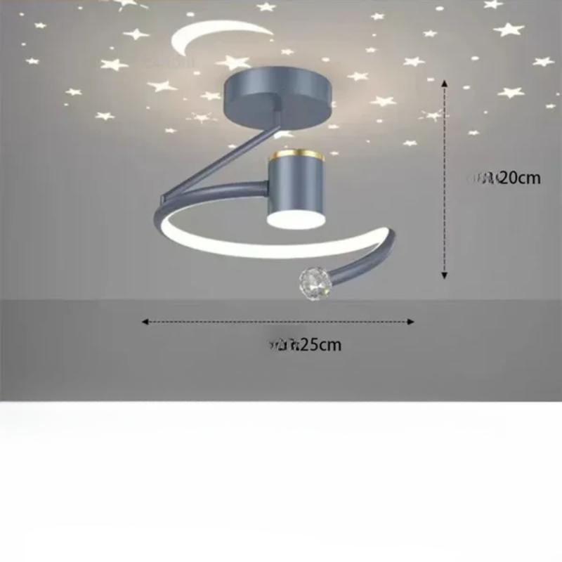 Olvoria | LED Ceiling Lamps with Starry Sky – Modern Pendant Lamp Design for Children's Rooms and Living Rooms