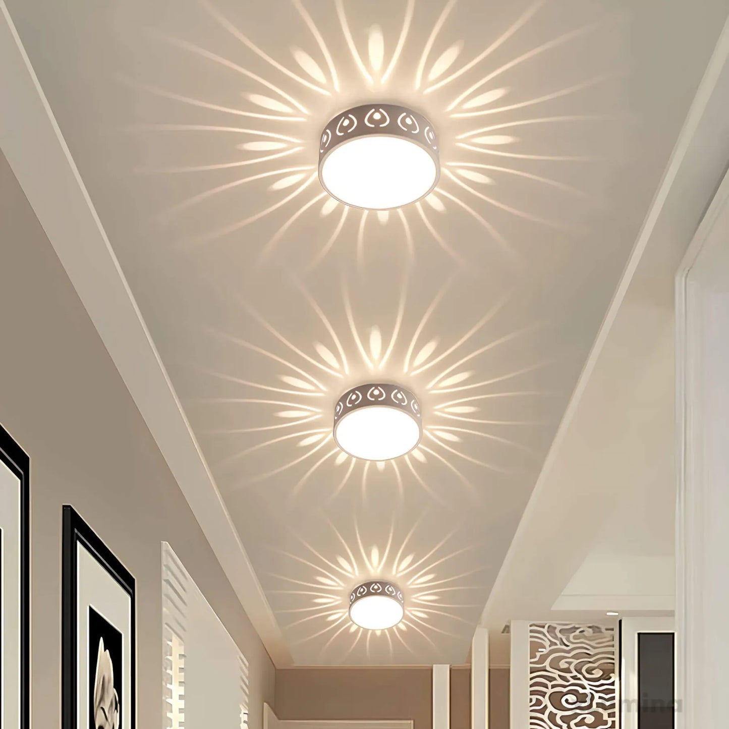 Olvoria | LED Ceiling Light - for Entrance, Hallway, and Balcony