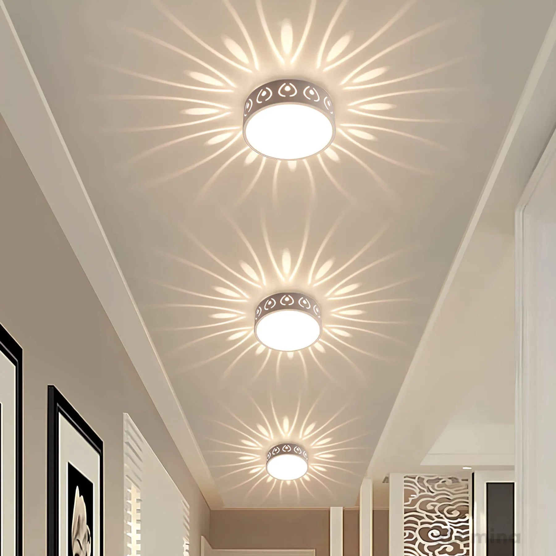 Olvoria | LED Ceiling Light - for Entrance, Hallway, and Balcony