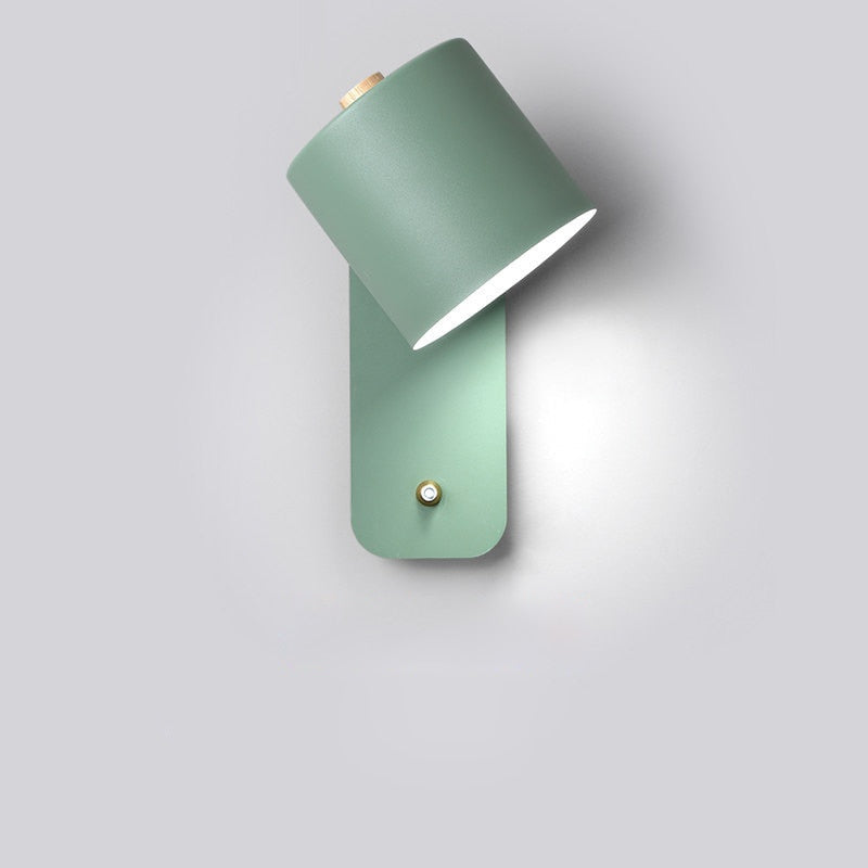 Olvoria | LED Wall Light with Switch | Modern Metal Design