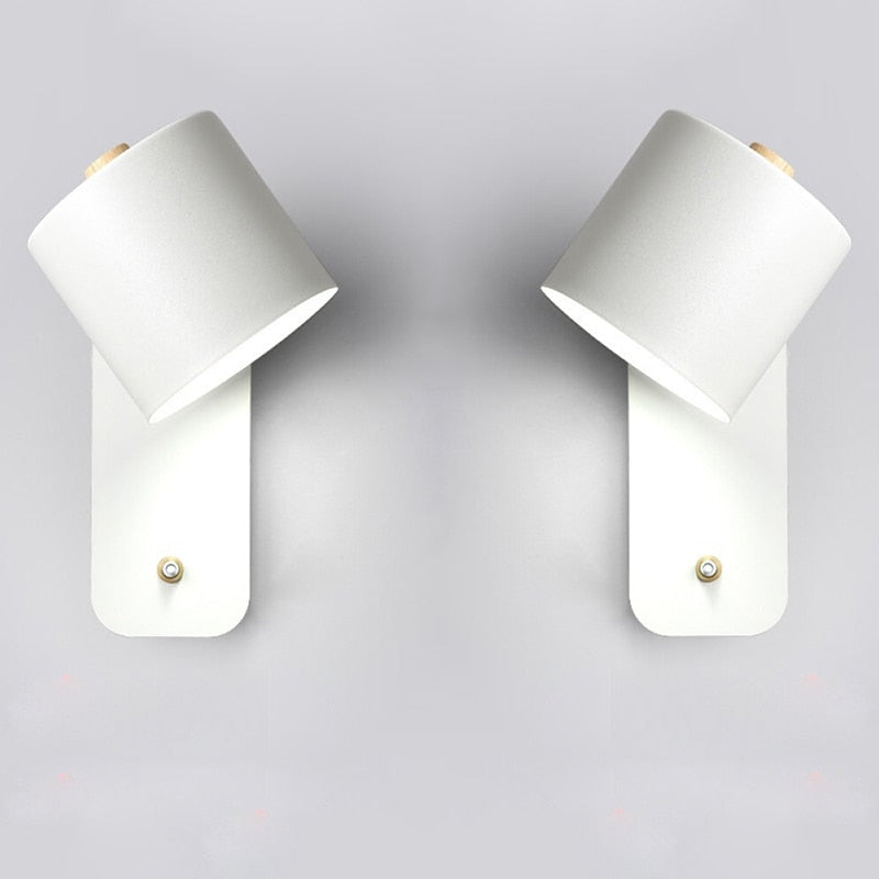 Olvoria | LED Wall Light with Switch | Modern Metal Design
