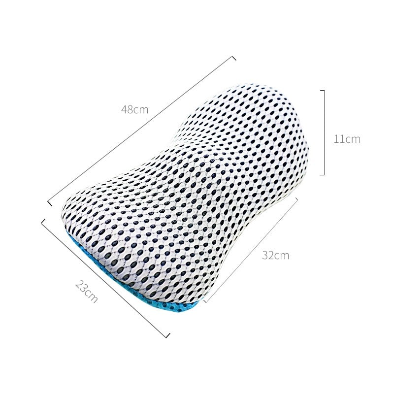 Olvoria | Lumbar Support Pillow CoreComfort – Orthopedic Memory Foam Back Cushion for Healthy Posture