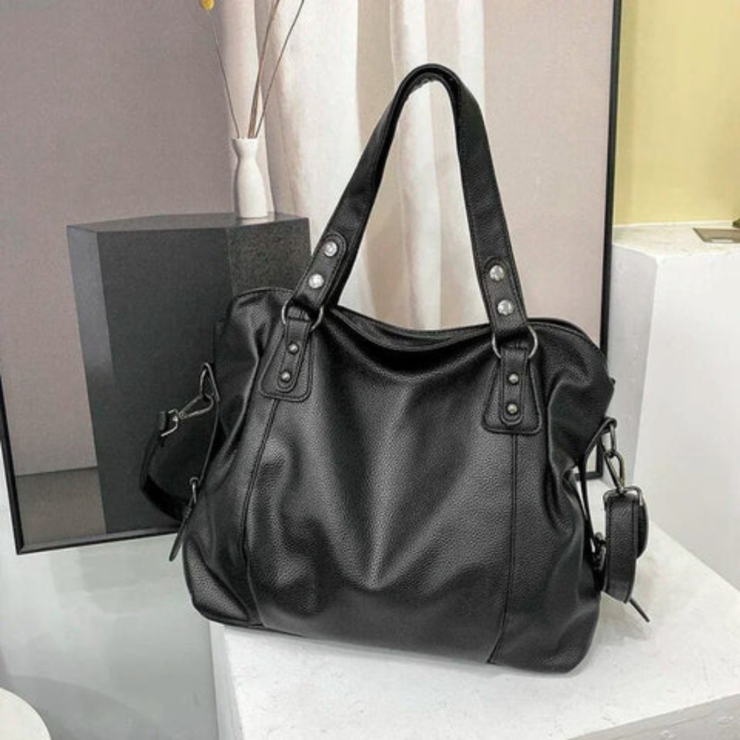 Olvoria | Luxury Leather Women's Shoulder Bag - EliteCarry