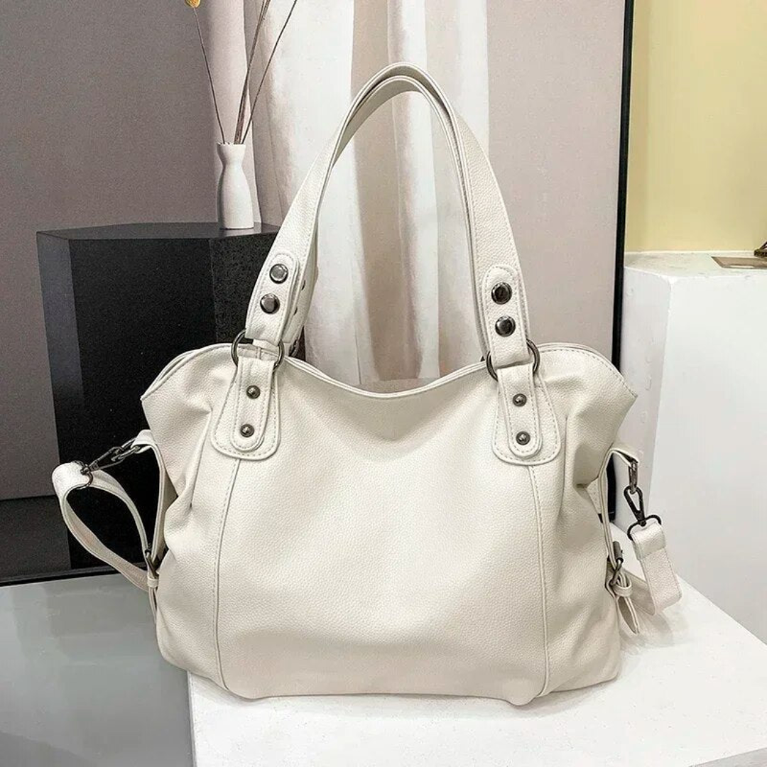 Olvoria | Luxury Leather Women's Shoulder Bag - EliteCarry