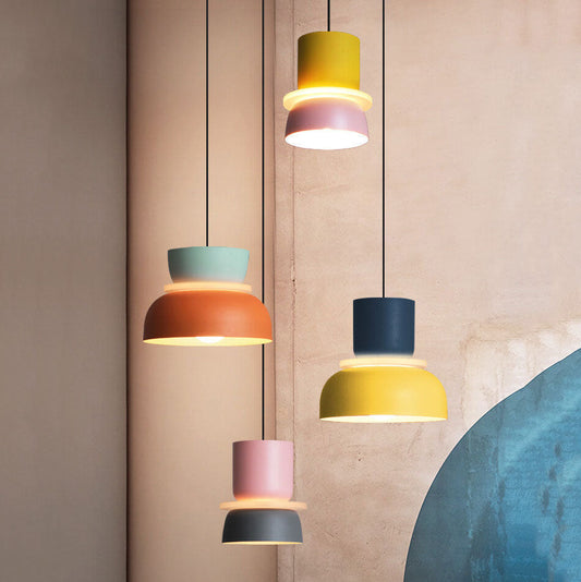 Olvoria | Macaron LED Pendant Light | Scandinavian Color Design