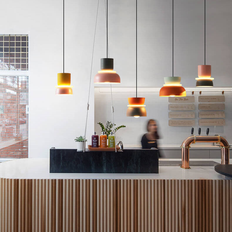 Olvoria | Macaron LED Pendant Light | Scandinavian Color Design