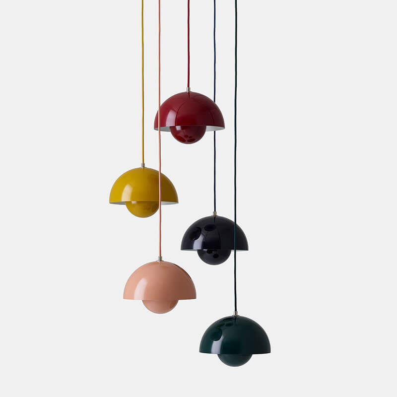 Olvoria | Macaron Pendant Light Semicircle | Nordic Dome Design