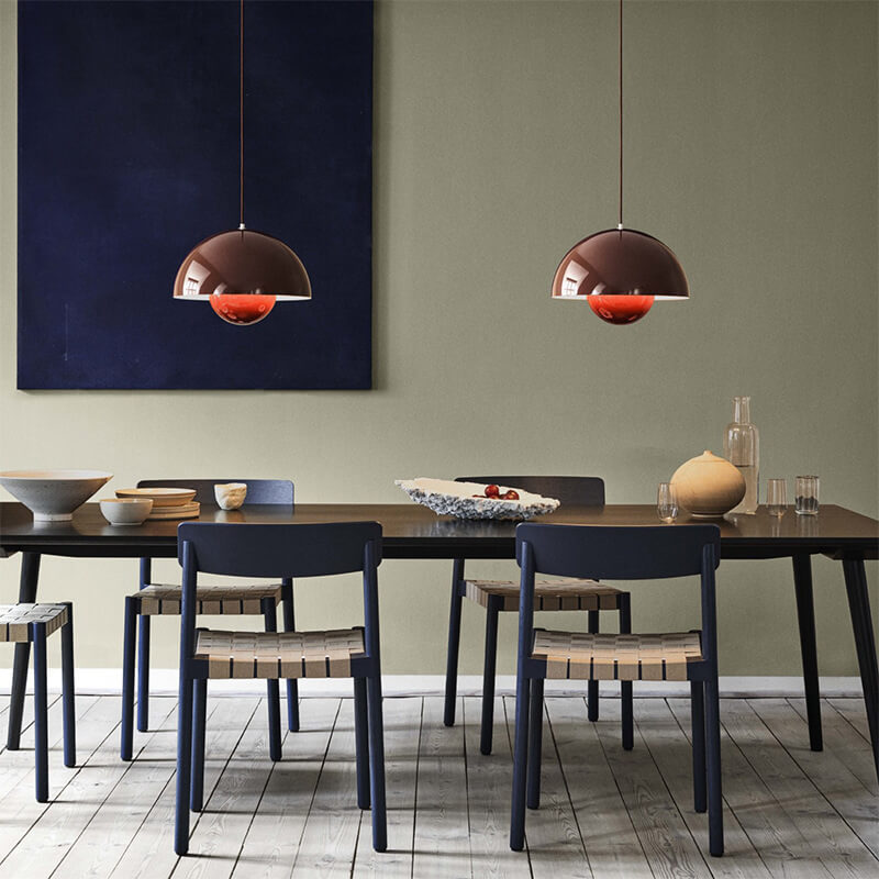 Olvoria | Macaron Pendant Light Semicircle | Nordic Dome Design