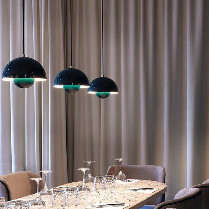 Olvoria | Macaron Pendant Light Semicircle | Nordic Dome Design