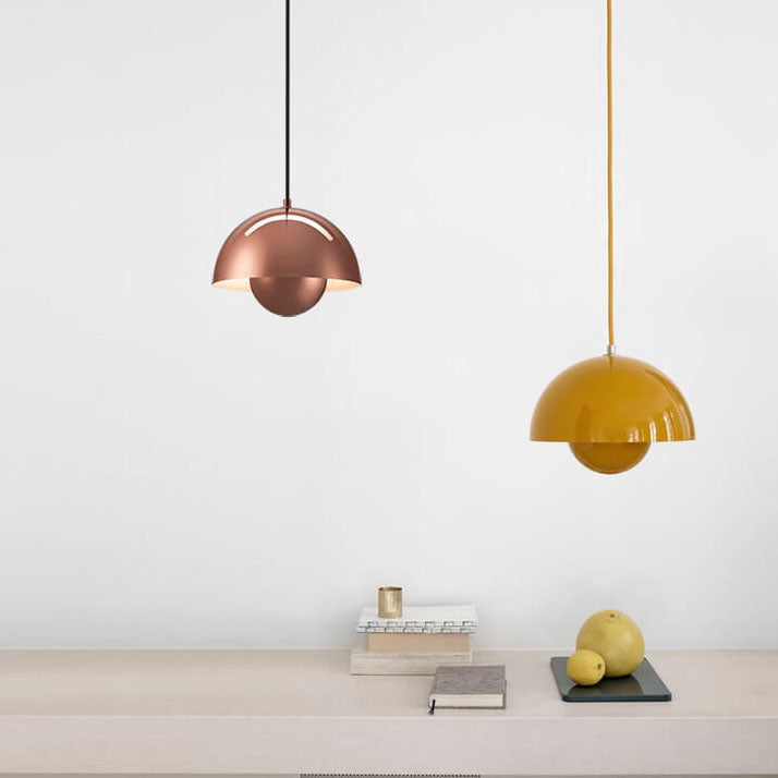 Olvoria | Macaron Pendant Light Semicircle | Nordic Dome Design