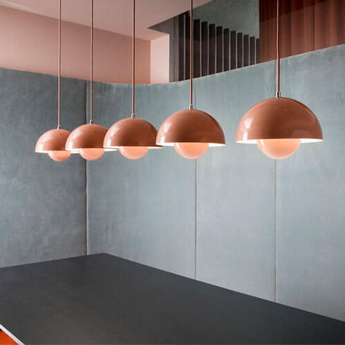 Olvoria | Macaron Pendant Light Semicircle | Nordic Dome Design