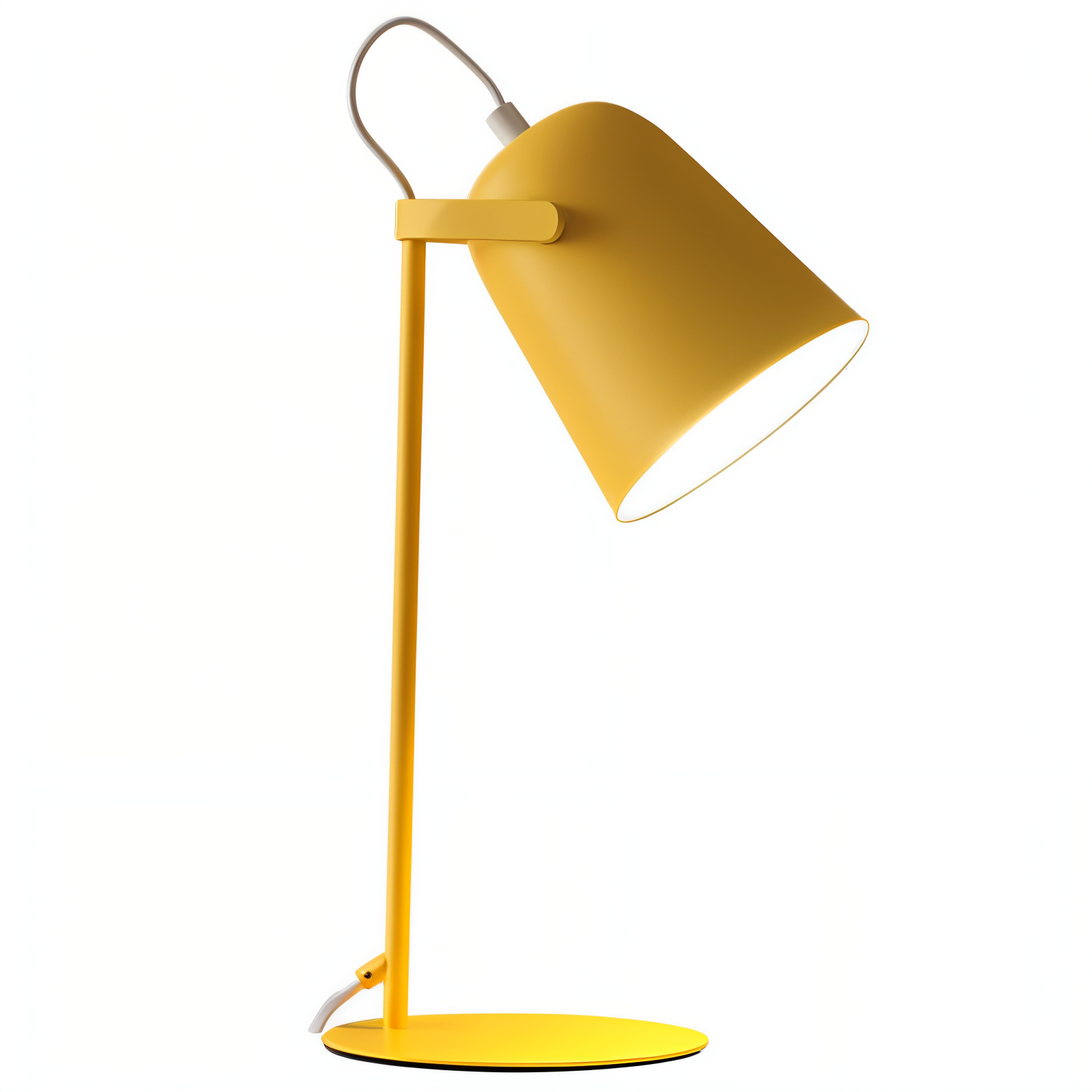 Olvoria | Macaron Table Lamp - Nordic Yellow Desk Lamp - Adjustable Lamp
