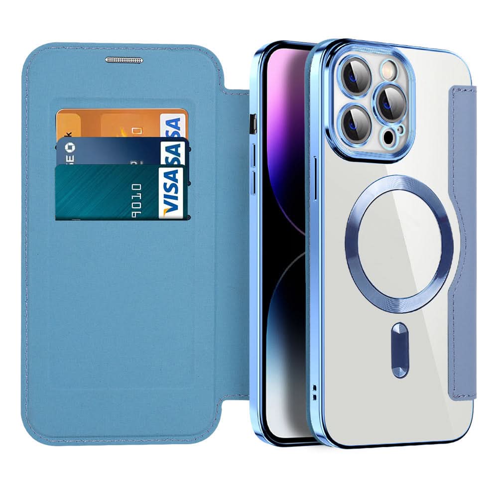 Olvoria | Magnetic Leather Flip Case iPhone 11–14 Series