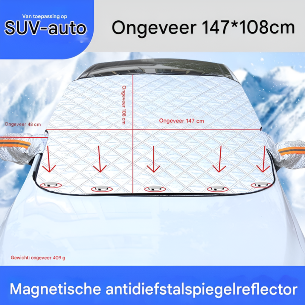 Olvoria | Magnetic Windshield Anti-Ice Cover