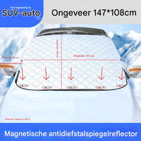 Olvoria | Magnetický kryt proti námraze na čelné sklo