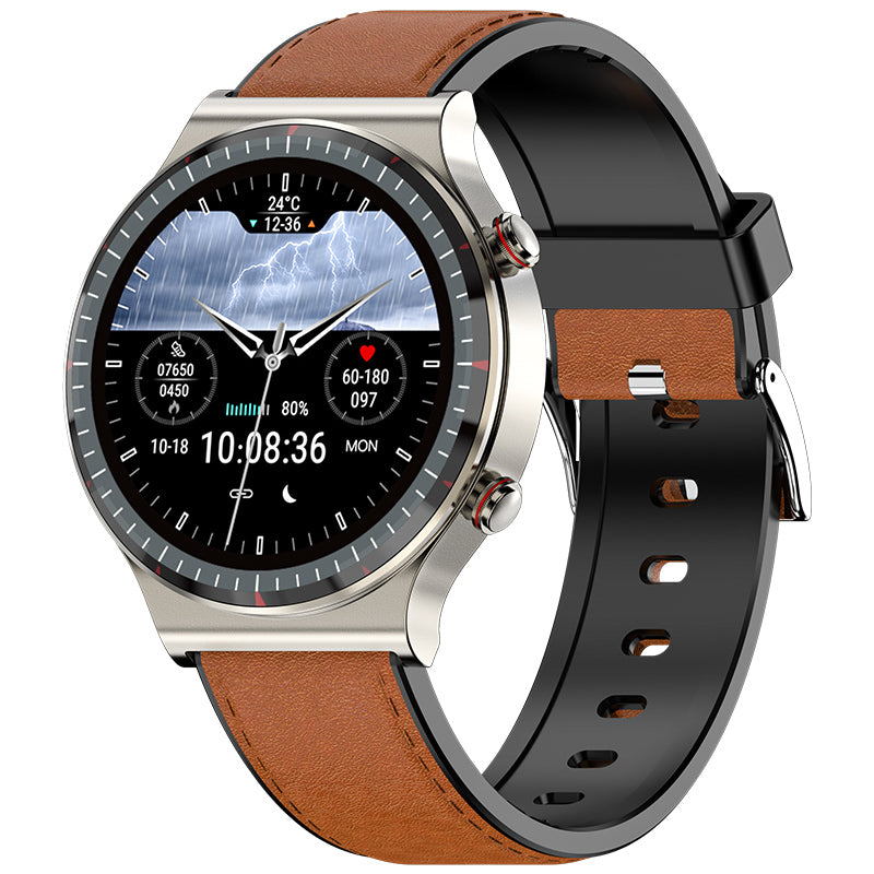 Olvoria | Medical EKG Smartwatch | CFDA Certified | 512Hz High-Precision Biosensor | SpO2 & Heart Rate Monitoring | AI-Based Breathing Analysis | IP67 Waterproof