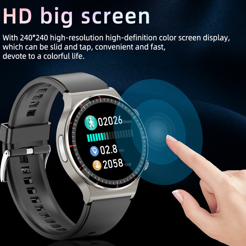 Olvoria | Medical EKG Smartwatch | CFDA Certified | 512Hz High-Precision Biosensor | SpO2 & Heart Rate Monitoring | AI-Based Breathing Analysis | IP67 Waterproof