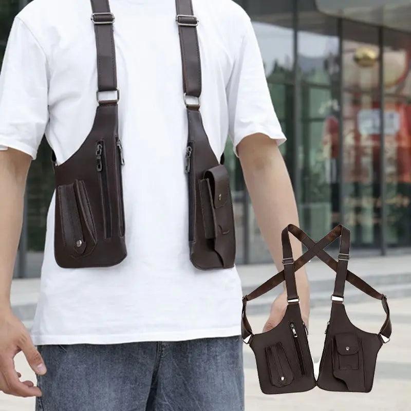 Olvoria | Men's Anti-Theft Shoulder Bag with Multiple Compartments