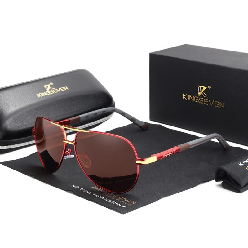 Olvoria | Men's Aviator Polarized Sunglasses