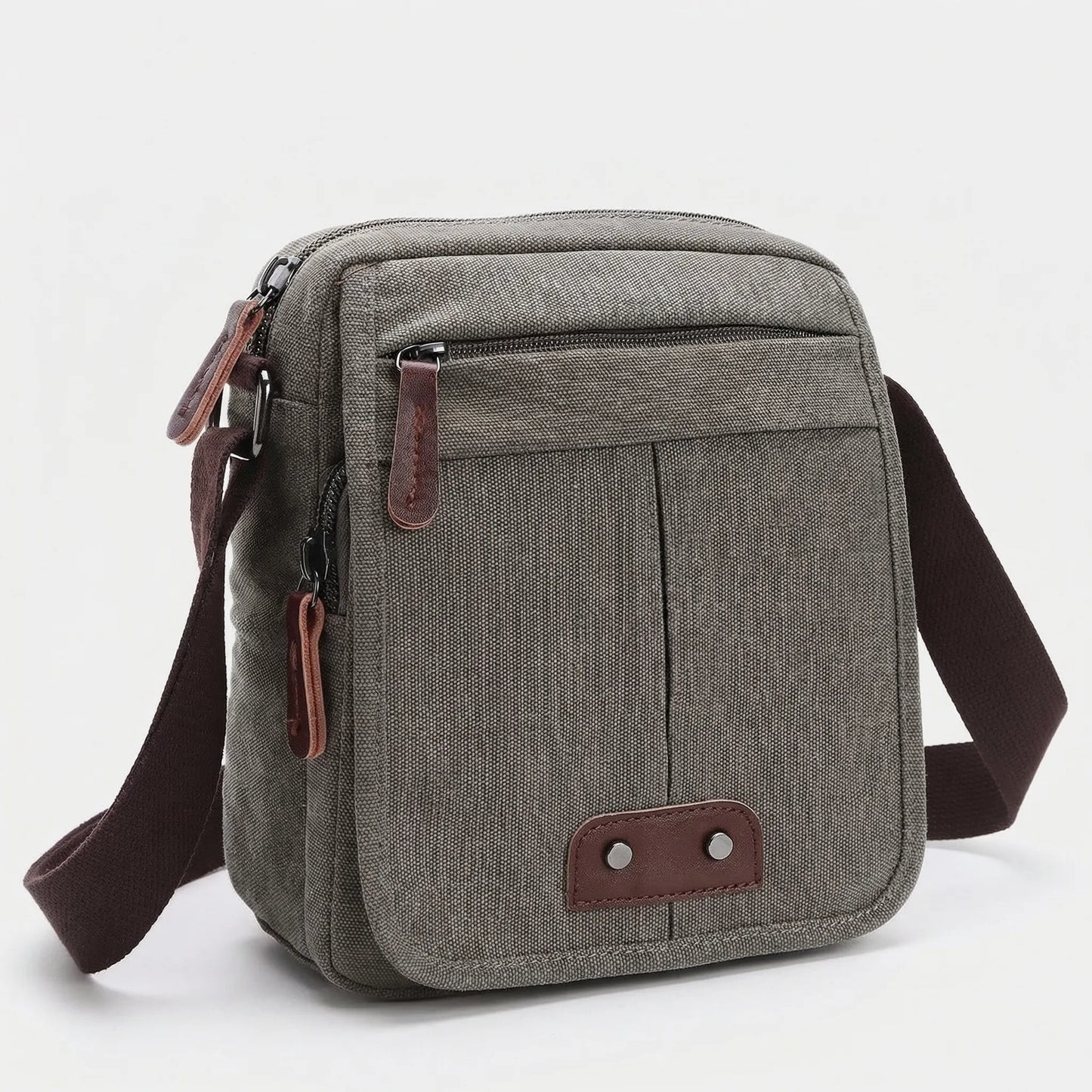 Olvoria | Men's Canvas Crossbody Bag