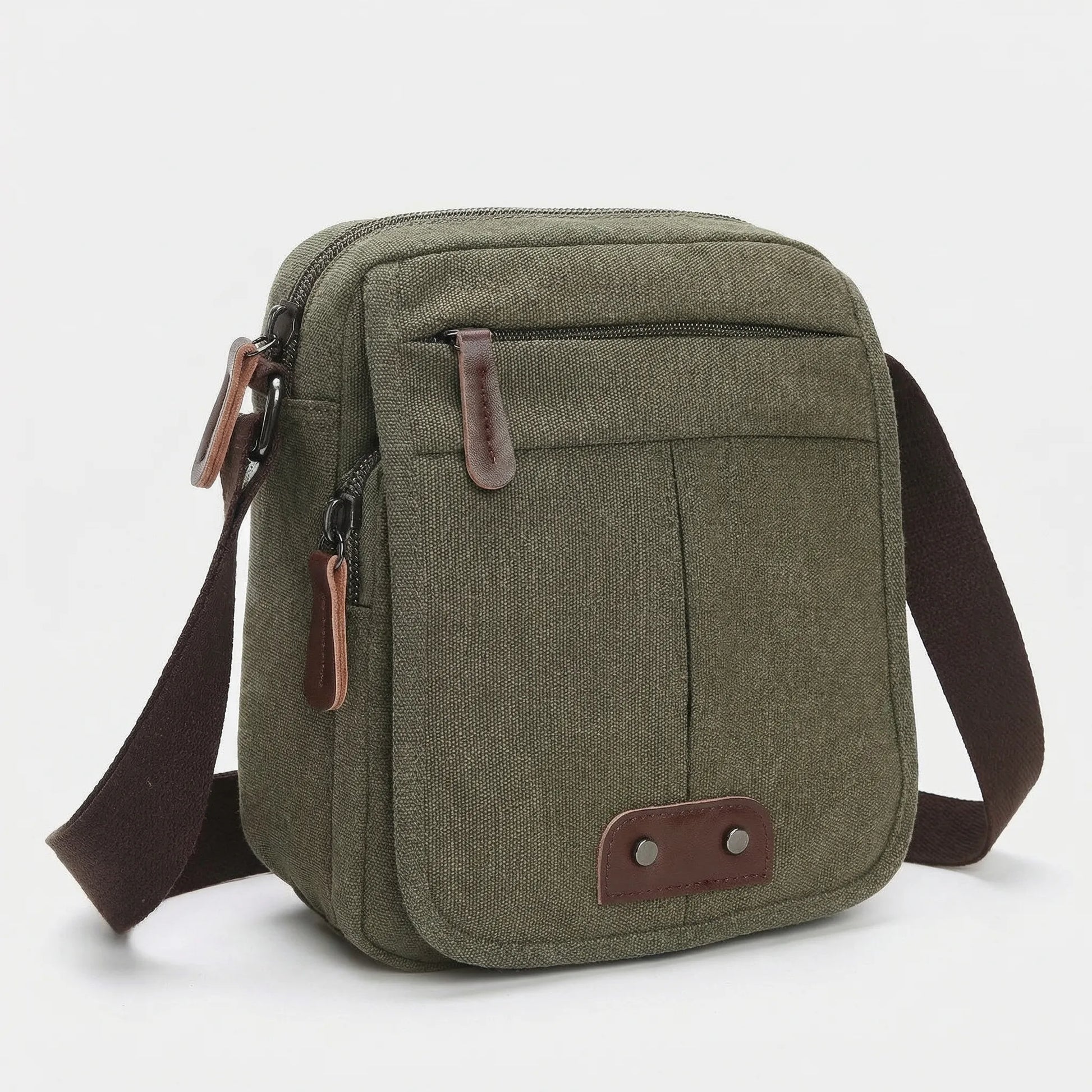 Olvoria | Men's Canvas Crossbody Bag