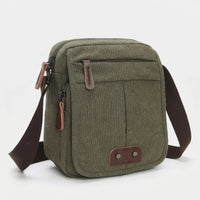 Olvoria | Bolso bandolera de lona para hombre