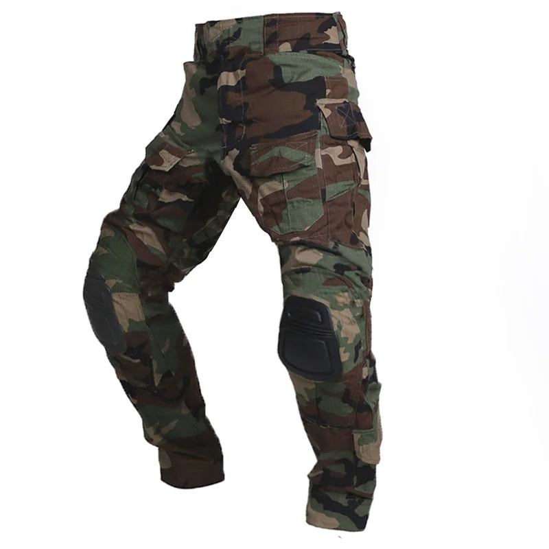 Olvoria | Men's Cargo Pants with Knee Pads