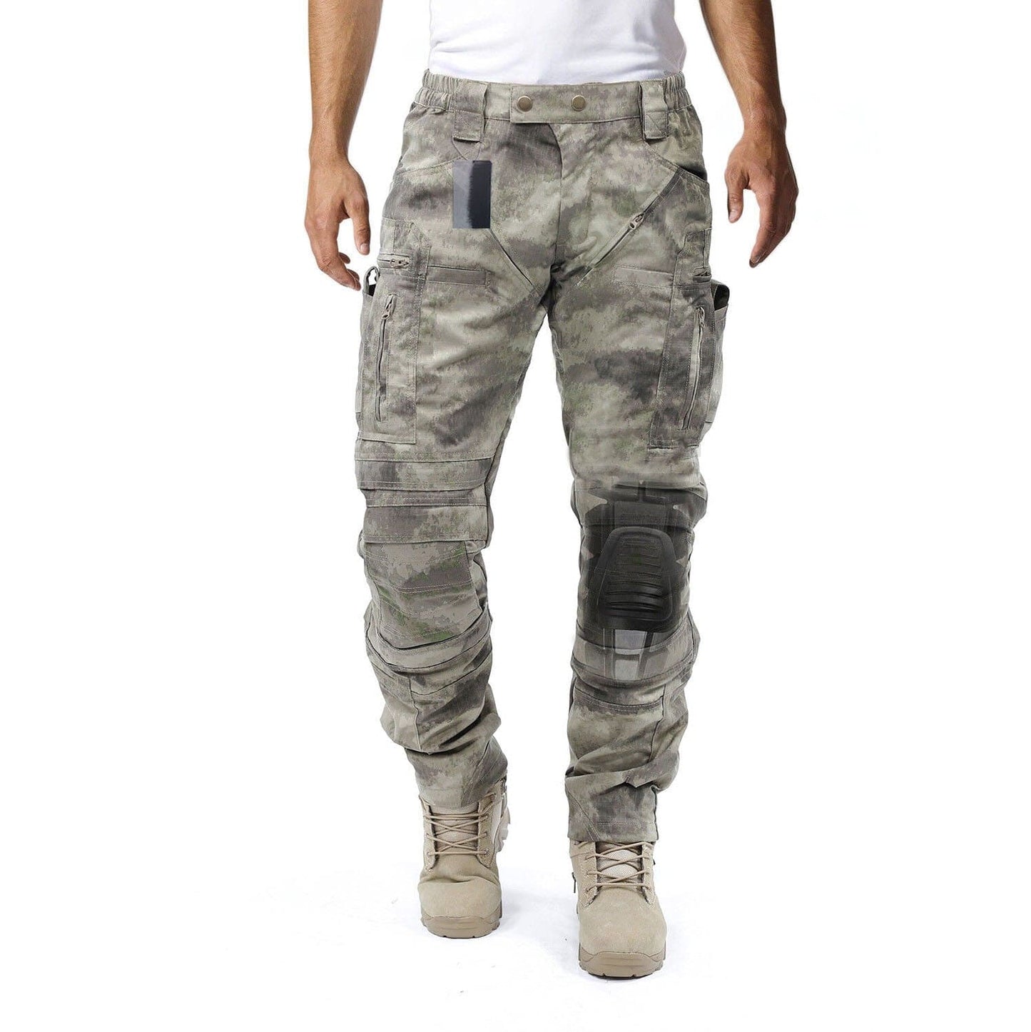 Olvoria | Men's Cargo Pants with Knee Pads