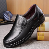 Olvoria - Chaussures décontractées pour hommes en cuir véritable