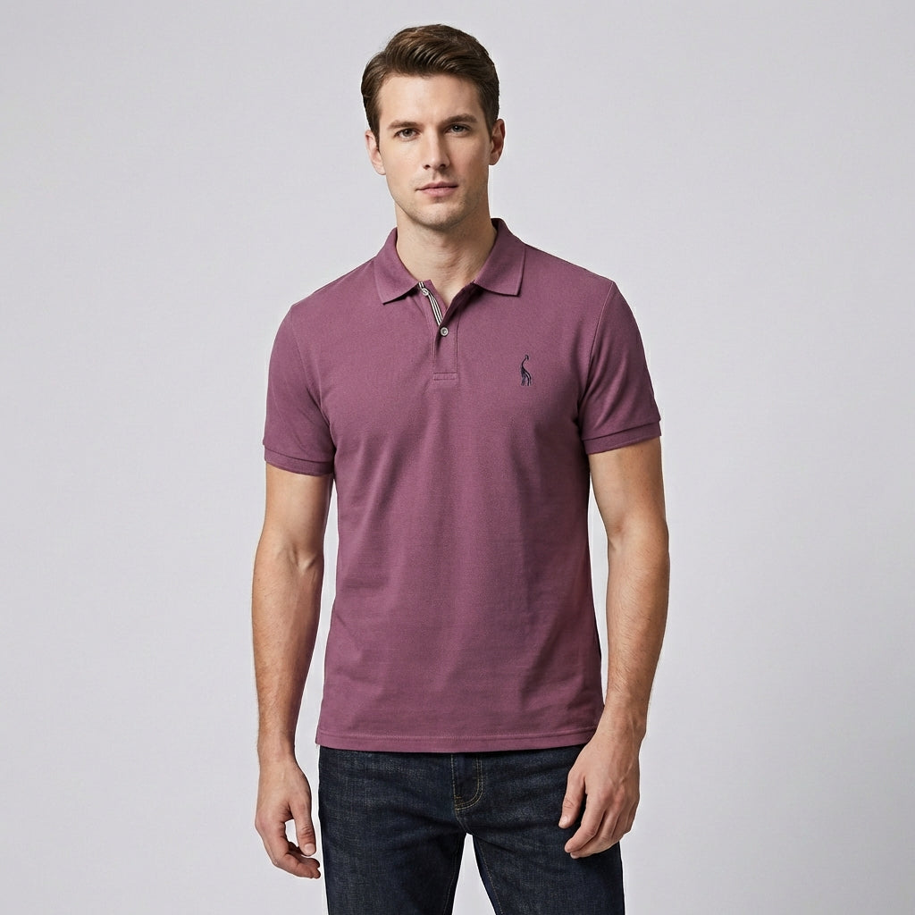 Olvoria | Men's Classic Polo Shirt with Subtle Logo